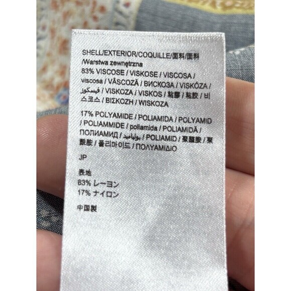 Desigual Mixed Media Sweater Black Medium Embroidered Layered Look - Picture 7 of 8